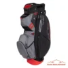 Sun Mountain 2023 C-130 Cart Bag - Black/Nickel/Red -Golf Sales Shop 23c130 bnr