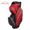 Sun Mountain 2023 H2NO Staff Cart Bag - Black/Red/Cadet -Golf Sales Shop 23h2nosc brc