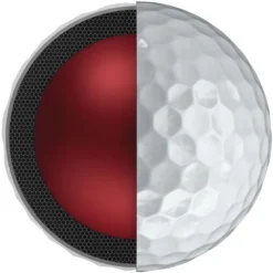 Callaway Chrome Soft Golf Balls - White (3 Ball Pack) -Golf Sales Shop callaway chrome soft golf balls cutaway white 900 1