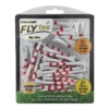 Champ MyHite Fly Tee's Combination Pack - Red/White - 69mm + 44mm -Golf Sales Shop champ myhite fly tee 69 44 red