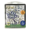 Champ MyHite Fly Tee's Combination Pack - Blue/White - 83mm + 44mm -Golf Sales Shop champ myhite fly tee 83 44 blue
