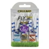 Champ MyHite Fly Tee's - White/Blue - 83mm -Golf Sales Shop champ myhite fly tee white blue 83