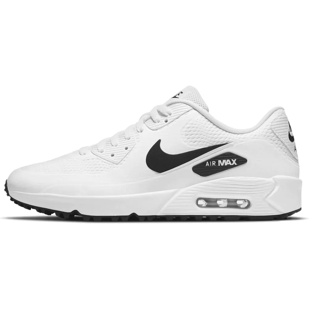 Nike Air Max 90 G Golf Shoes - White/Black 3 Nike Air Max 90 G Golf Shoes - White/Black
