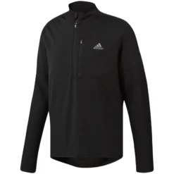 Adidas Golf Adidas ClimaWarm Gridded 1/4 Zip Top - Black