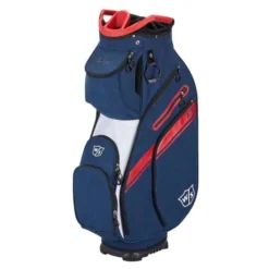 Wilson Staff Exo II Cart Bag - Navy/White/Red