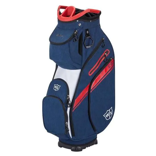 Wilson Staff Exo II Cart Bag - Navy/White/Red 3 Wilson Staff Exo II Cart Bag - Navy/White/Red