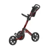 FastFold Mission 5.0 3 Wheel Golf Trolley - Burgundy/Black -Golf Sales Shop ff mission 5 burgundy