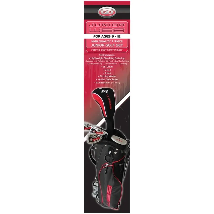 Go Junior Web Box Set Ages 9-12 Yrs - Upto 132-152cms Tall 3 Go Junior Web Box Set Ages 9-12 Yrs - Upto 132-152cms Tall