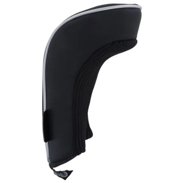 Pro-Tekt Leatherette Fairway Headcover - Black/Silver 3 Pro-Tekt Leatherette Fairway Headcover - Black/Silver