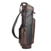 Sun Mountain Leather Cart Bag - Black/Brown -Golf Sales Shop leather cart bag black brown 900