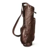 Sun Mountain Leather Cart Bag - Brown/Khaki -Golf Sales Shop leather cart bag brown khaki 900