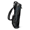 Sun Mountain Leather Sunday Bag - Black/Cobalt -Golf Sales Shop leather sunday bag black cobalt 900