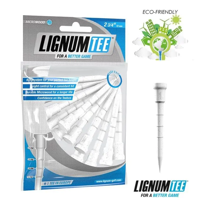 Golfers Club Lignum Composite Wood Tees - 72mm 3 Golfers Club Lignum Composite Wood Tees - 72mm