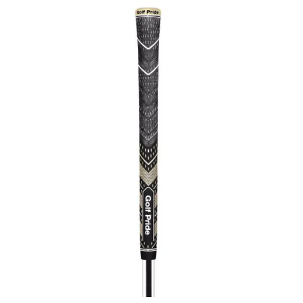 Golf Pride MultiCompound Plus4 Standard Grip - Black/Gold 3 Golf Pride MultiCompound Plus4 Standard Grip - Black/Gold