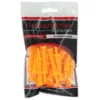 Golfers Club Graduated Tees - Orange 50mm -Golf Sales Shop orange castle