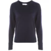 ProQuip AMY Ladies Merino V Neck Sweater - Navy -Golf Sales Shop proquip amy ladies v neck merino sweater navy 900