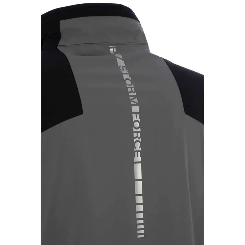 ProQuip StormForce PX7 Waterproof Rain Jacket - Black/Pewter 6 ProQuip StormForce PX7 Waterproof Rain Jacket - Black/Pewter - Image 4