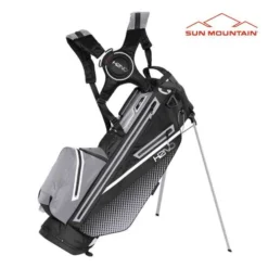 Sun Mountain 2023 H2NO Lite Stand Bag - Black/Nickel/White