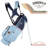 Sun Mountain 2023 Mid Stripe Stand Bag - Frost/Navy/Red 1 Sun Mountain 2023 Mid Stripe Stand Bag - Frost/Navy/Red -Golf Sales Shop sm 23 midstr fnr