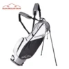 Sun Mountain 2023 Two5+ Stand Bag - Nickel/White/Black -Golf Sales Shop sm 23 two5 stand nik wht blk
