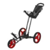 Sun Mountain Px3 Golf Cart - Magnetic Grey/Red -Golf Sales Shop sm px3 g red