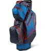 Sun Mountain 2022 H2NO Staff Waterproof Cart Bag - Cobalt/Navy/Red -Golf Sales Shop sm staff cnr 800