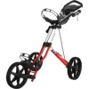 Sun Mountain 2022 SpeedCart V1R Push Cart - Fire Red/White -Golf Sales Shop sm v1r fw 800