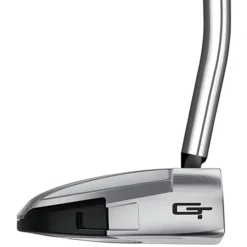 Taylormade Spider GT Rollback Silver Single Bend Putter -Golf Sales Shop spider gt rollback single bend putter toe view