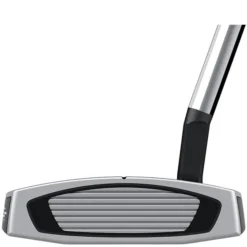 Taylormade Spider GT Silver/Black Small Slant Putter 10 Taylormade Spider GT Silver/Black Small Slant Putter -Golf Sales Shop spider gt small slant 3 silver black putter face view