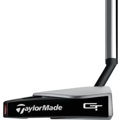Taylormade Spider GT Silver/Black Small Slant Putter 12 Taylormade Spider GT Silver/Black Small Slant Putter -Golf Sales Shop spider gt small slant 3 silver black putter toe view