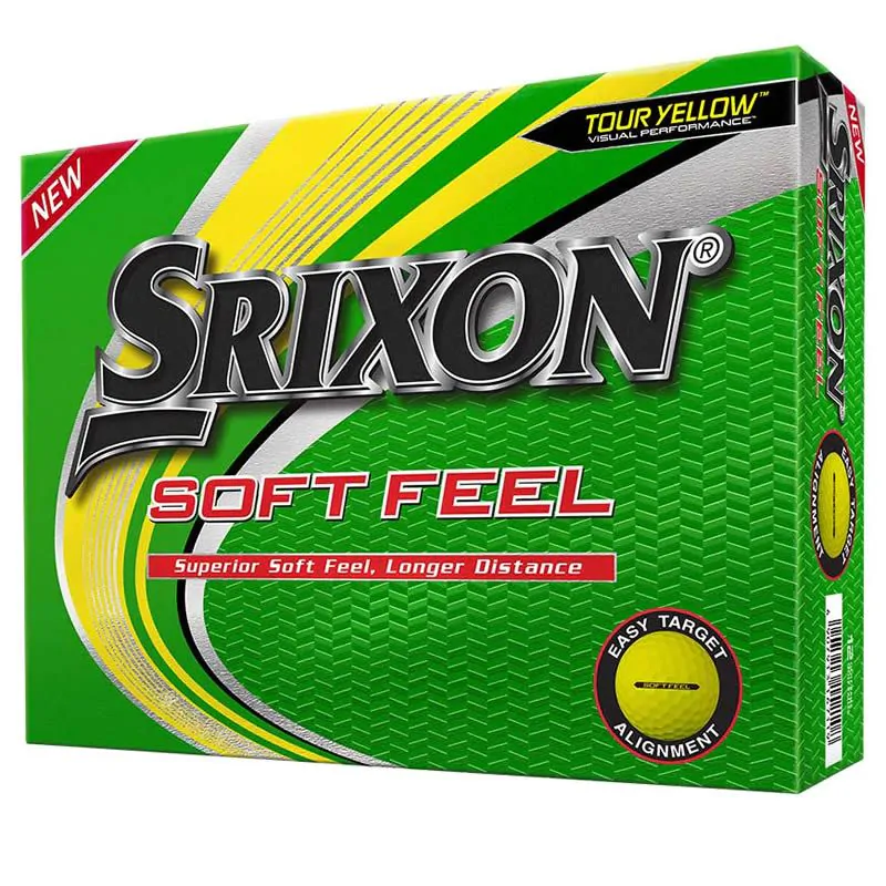 Srixon Soft Feel Golf Balls - Yellow/Dozen 3 Srixon Soft Feel Golf Balls - Yellow/Dozen