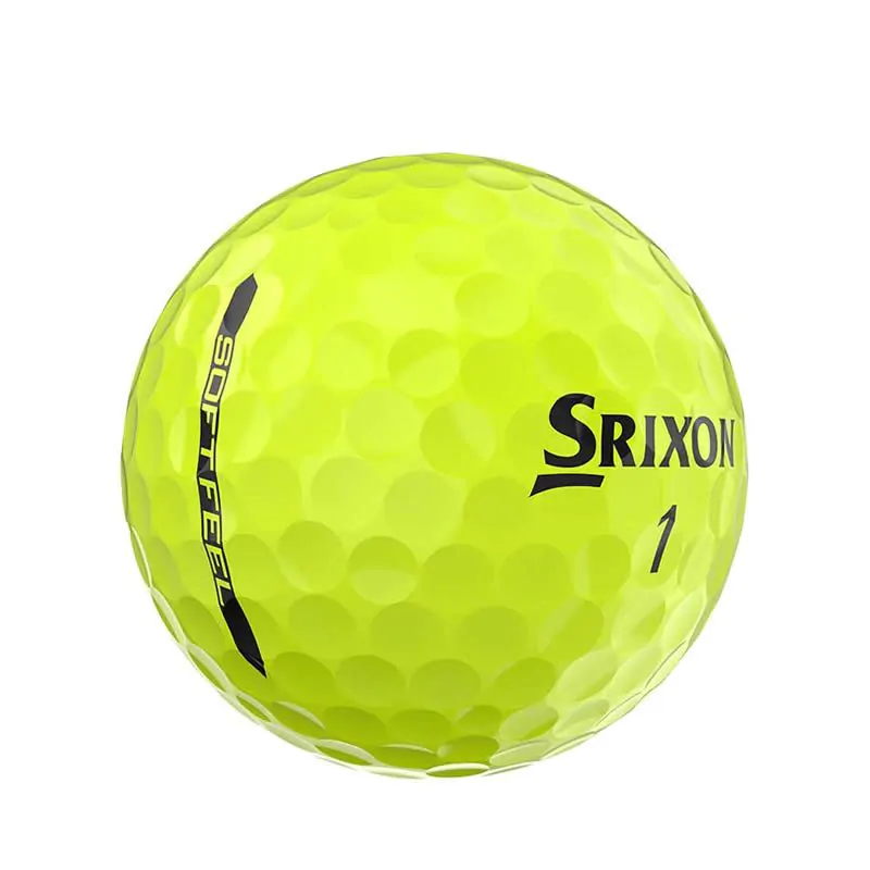 Srixon Soft Feel Golf Balls - Yellow/Dozen 5 Srixon Soft Feel Golf Balls - Yellow/Dozen - Image 3