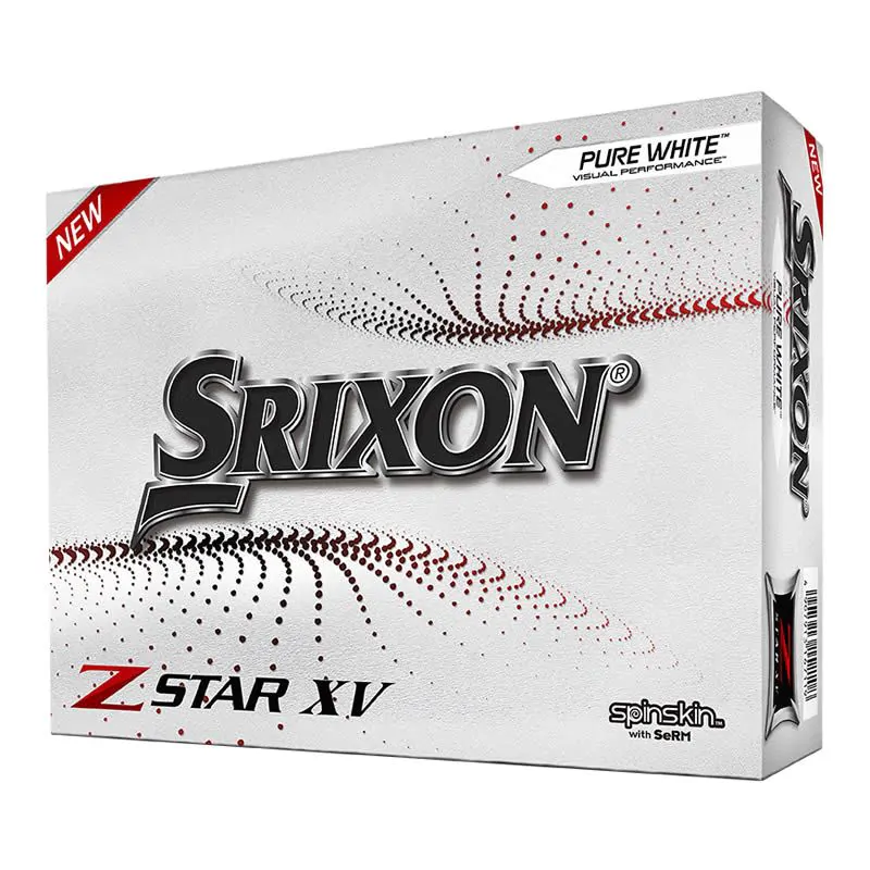 Srixon Z Star XV Golf Balls - White/Dozen 3 Srixon Z Star XV Golf Balls - White/Dozen