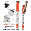 Superstroke Traxion Wrist Lock Putter Grip - Orange/White -Golf Sales Shop ss wl s