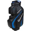 Taylormade Deluxe Golf Cart Bag - Black/Blue -Golf Sales Shop taylormade deluxe cart bag black blue n78179 aslangolf