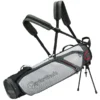 Taylormade Quiver Pencil Stand Bag - Gray/White -Golf Sales Shop taylormade quiver bag grey white n77707 aslangolf 1