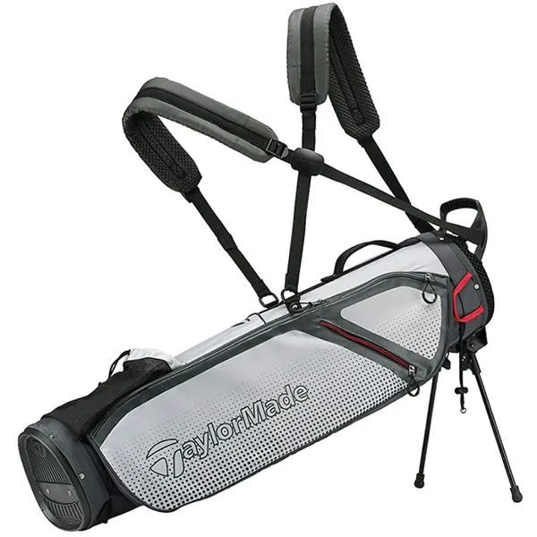 Taylormade Quiver Pencil Stand Bag - Gray/White 3 Taylormade Quiver Pencil Stand Bag - Gray/White