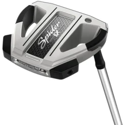 Taylormade Spider EX Platinum/White Flow Neck Putter -Golf Sales Shop taylormade spider ex platinum white flow neck putter sole 600 aslangolf