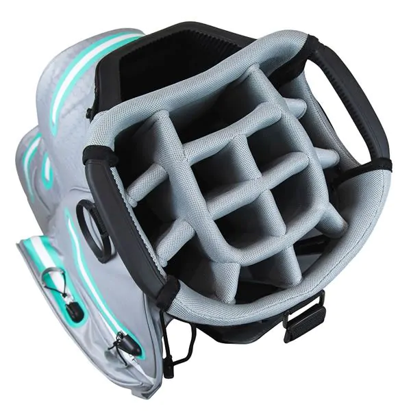 Taylormade Storm Dry Waterproof Cart Bag - Gray 4 Taylormade Storm Dry Waterproof Cart Bag - Gray - Image 2