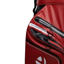 Taylormade Storm Dry Waterproof Cart Bag - Red/Black 7 Taylormade Storm Dry Waterproof Cart Bag - Red/Black -Golf Sales Shop v97030 zoom d3