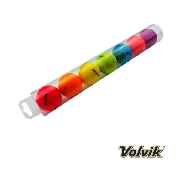 Volvik Golf Ball Rainbow Gift Tubes 3 Volvik Golf Ball Rainbow Gift Tubes