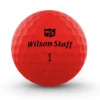 Wilson Staff DX2 Optix Golf Balls - Red (3 Ball Pack) -Golf Sales Shop wgwp43000 dx2 soft optix red ballstamp 002 1