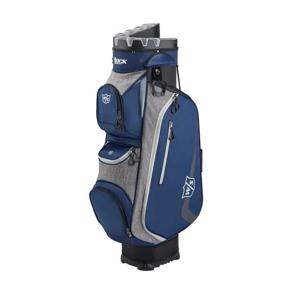 Wilson Staff I Lock III Cart Bag - Navy/Grey/Grey 3 Wilson Staff I Lock III Cart Bag - Navy/Grey/Grey