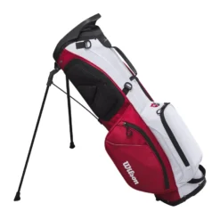 Wilson Staff Exo Lite Stand Bag - Staff Red -Golf Sales Shop ws exo lite st red 3