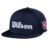 Wilson Staff Tour Flat Brim Cap - Navy -Golf Sales Shop ws flat navy