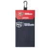 Wilson Staff Microfiber Trifold Towel -Golf Sales Shop ws micro towel black