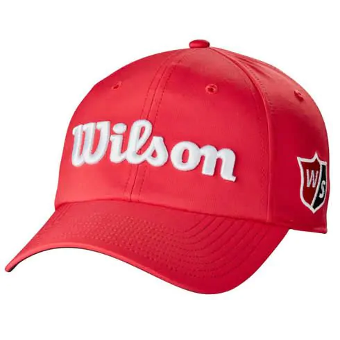 Wilson Staff Pro Tour Cap - Red/White 3 Wilson Staff Pro Tour Cap - Red/White