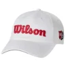 Wilson Staff Pro Tour Cap - White/Red -Golf Sales Shop ws pro cap wr