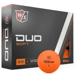 Wilson Staff Duo Soft Orange Golf Balls - Dozen -Golf Sales Shop ws staff duo soft ora 4