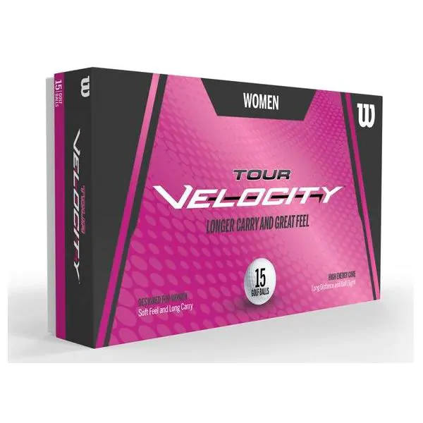 Wilson Tour Velocity Womens Golf Balls (15 Pack) 3 Wilson Tour Velocity Womens Golf Balls (15 Pack)